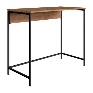 Imagem de Mesa Escrivaninha Dobravel 90cm 27893 Vermont Preto Fosco