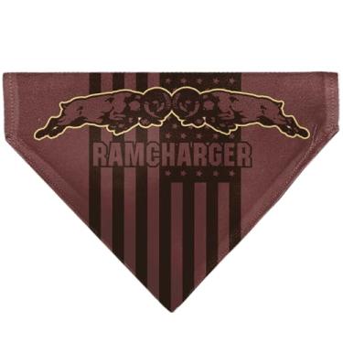 Imagem de Ram Pet Bandana Ram Charger Americana Browns Preto Colarinho Bandana Apenas