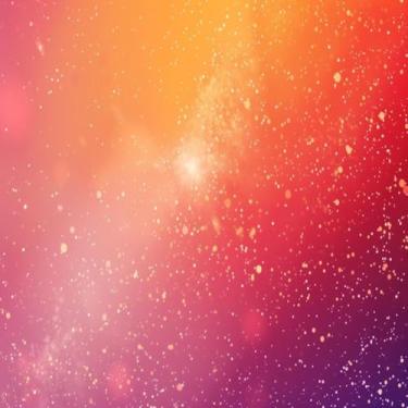 Imagem de Quadro Decorativo Abstrato Gradient Orange Pink Arte Moderno para Parede 50x50cm