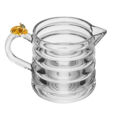 Imagem de Leitera Jarra De Leite Cristal Ecológico Little Bee Abelha Colmeia Mel 300ml Lyor