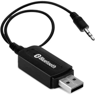 Imagem de Receptor Bluetooth Usb Para P2, Entrada Auxiliar, Som De Carro C/ Cabo P2