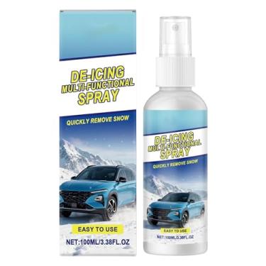 Imagem de Spray Anti-Para Para-Brisas,100ml Agente Descongelante Para Veículos - Agente De Descongelar Para Janelas Do,Para Motoristas Caminhões Autocaravanas SUVs Sedans Clima Frio