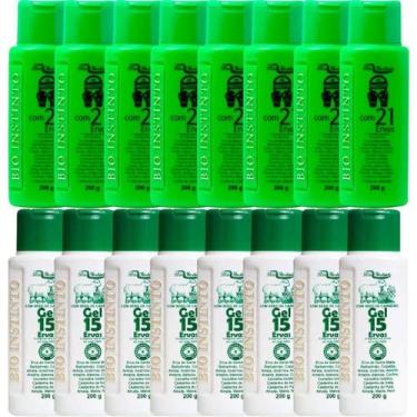 Imagem de Revenda 8 Gel Detonador Com 21 Ervas 200G + 8 Gel 15 Ervas - Bio Insti