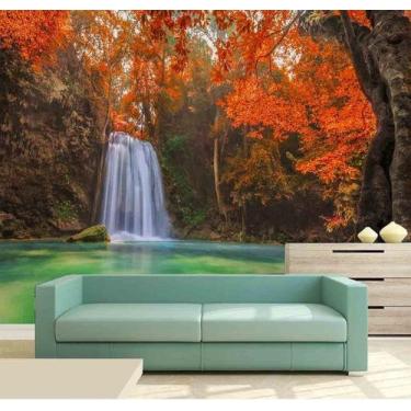 Imagem de Papel de Parede Painel Fotográfico Cachoeira 3D 2M² na 058 - Voce Deco