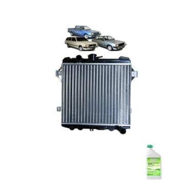 Imagem de Kit Radiador GM Chevette Sem Ar Todos os Modelos + Aditivo Radiador Verde MWM Parts