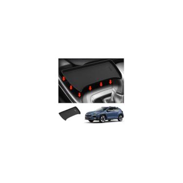 Imagem de Para 2024 2025 2026 Su-baru Crosstrek Tapete antiderrapante de carregamento sem fio, forros protetores de silicone para acessórios Crosstrek Base Premium Sport Wilderness Limited Touring