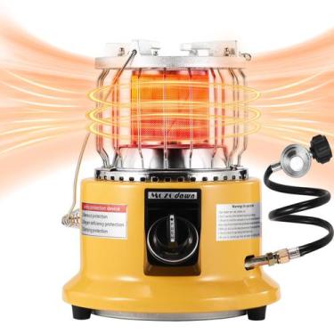 Imagem de Aquecedor e fogão a propano MOZODAWN 2 em 1 13000 BTU portátil