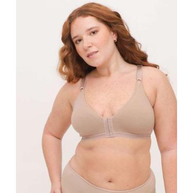 Imagem de Sutiã Plus Size Redutor Olimpo Extra DeMillus-43637, Bege, 48