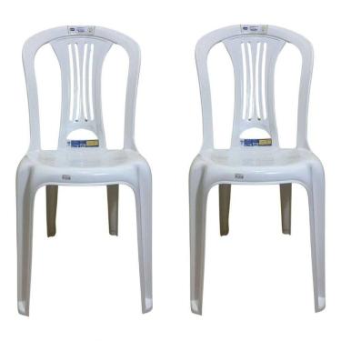 Imagem de 02 Und Cadeira Plastica Sem Braço Bistro Mor