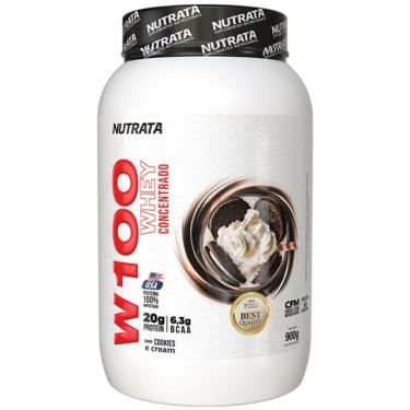 Imagem de W100 Whey - 900g Cookies Cream - Nutrata-Unissex