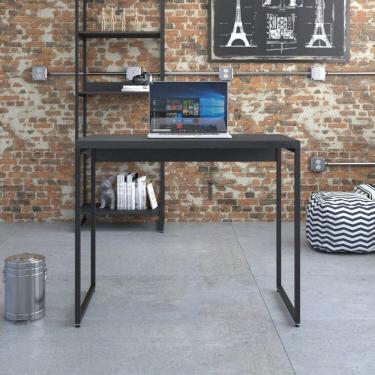 Imagem de Mesa de Escritório Studio 90cm Dynamica Preto / Ônix