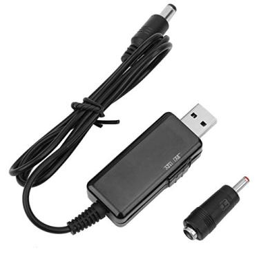 Imagem de FTVOGUE Cabo Amplificador USB para DC, Conversor Step Up de 9V 12V, Display LED, Portátil, Saída Máxima de 2A, Roteador de Energia Com Banco de Potência, Comprimento do Cabo 0,8 M