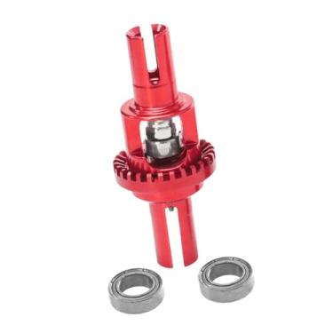 Imagem de simhoa Diferencial de carro RC 1:28, peça de reposição em metal, acessório para carro RC para Wltoys 284010 K989, caminhão de modelismo, Vermelho