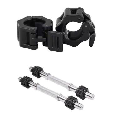 Imagem de Par Presilha 25Mm 50Mm Barra Anilha Halter Academia-25Mm