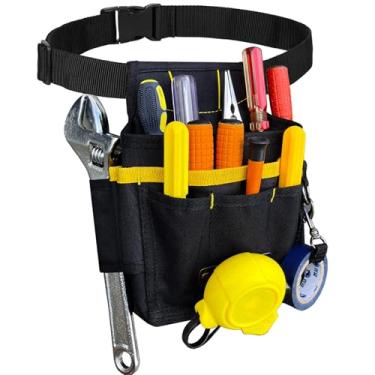 Imagem de Bolsa de ferramentas de eletricista com passador de cinto, organizador de bolsa de vários bolsos para manutenção, técnico, HVAC