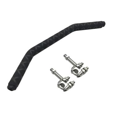 Imagem de Generic Barra de equilíbrio para motocicleta, extensão para guidão, substituição de suporte de corrimão de borracha de alto desempenho, Preto