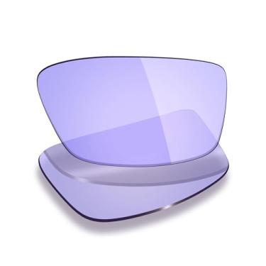 Imagem de Mryok Lentes de reposição UV400 para óculos Oakley Airdrop OX8046 57 mm, HD Polarized, proteção UV, resistente a impactos e ajuste perfeito - roxo claro