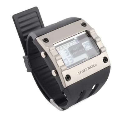 Imagem de Ymiko Relógio Digital Masculino de Estilo Militar Com Display Grande, Resistente à água de 30 M, Luz de Fundo LED, Cronômetro, Alarme, Display de Tempo, Relógio Esportivo Ao Ar Livre à Prova de (#11)