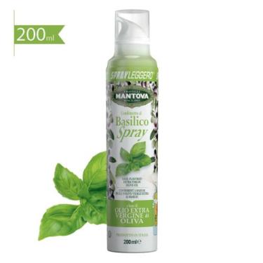 Imagem de Azeite de Oliva Extra Virgem com Manjericão Mantova Spray Leggero 200m