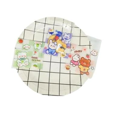 Imagem de Sacos Plásticos Autoadesivos De Urso De Desenho Animado Para Embalagem