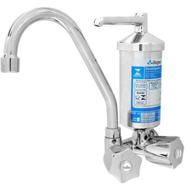 Imagem de Torneira Copo Metal Cozinha Purificador Filtro Móvel Parede - Shop Hid