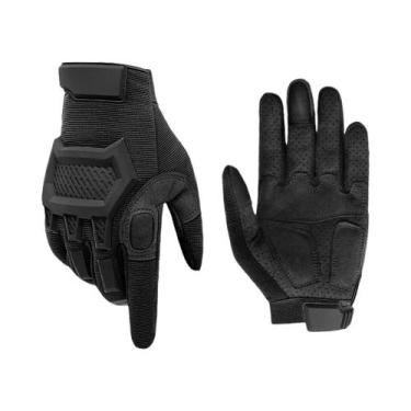 Imagem de Luvas Táticas De Dedo Inteiro Com Tela Sensível Ao Toque Para Motocicl