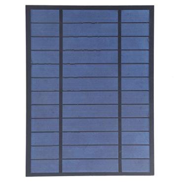 Imagem de Painel de placa de módulo epóxi de energia solar Polissilício de alta eficiência DC6V 6W Painel solar para brinquedos solares DIY Luzes de gramado Luzes de paisagem Carregadores