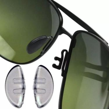 Imagem de 20 Un Plaqueta Silicone Armação Compatível Porsche Nariz Óculos oculos