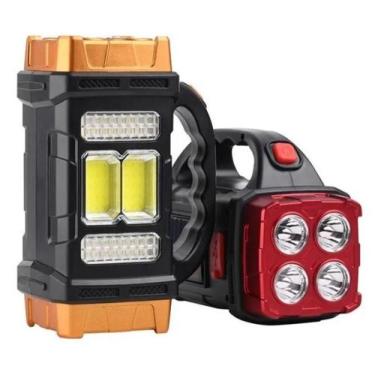 Imagem de Lanterna Holofote Super Led Potente Recarregavel Usb Solar - D&D COMME