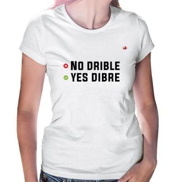 Imagem de Baby Look No drible, yes dibre - Foca na Moda, Branco, M