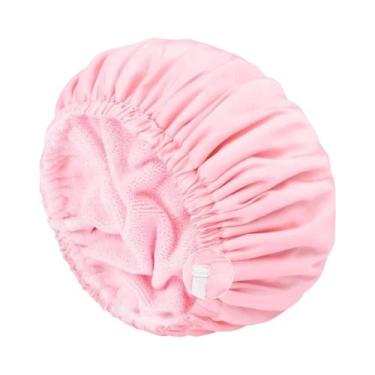 Imagem de Touca De Banho Ajustável Impermeável Para Mulheres, Boné Absorvente De