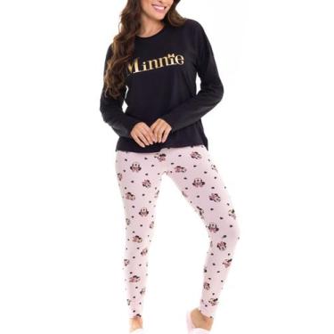 Imagem de Pijama Feminino Longo Minnie Mouse 26.03.0054 - DISNEY, M