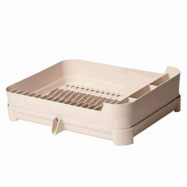 Imagem de Escorredor De Louça Pratos Talher Copos Com Bandeja - Paramount Plasti