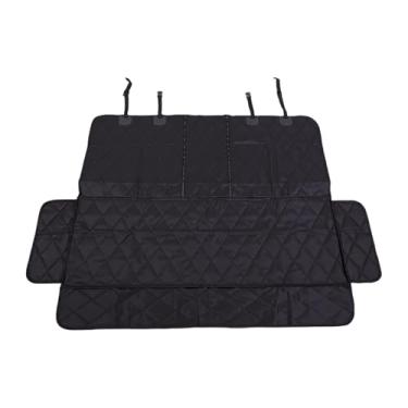 Imagem de Zhjvihx Capa de Assento de Carro para Cachorro, Protetor de Assento Traseiro de Animal de Estimação Em Tecido Oxford à Prova D'água Com Rede Antiderrapante e Fivelas de Liberação Rápida, (Preto)