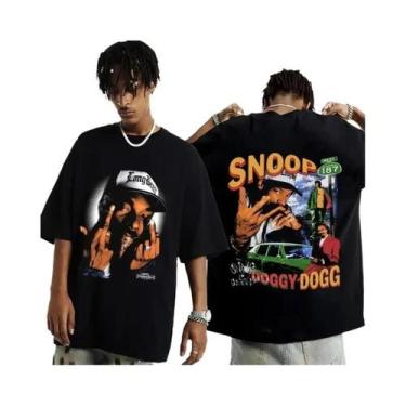 Imagem de Camiseta Masculina Oversized Com Estampa Gráfica Do Snoop Dogg, Moda D