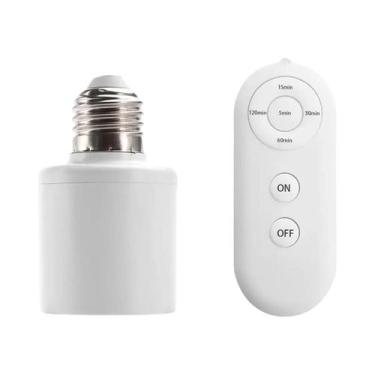 Imagem de Soquete De Lâmpada Inteligente E27 Com Interruptor, Temporizador Sem F