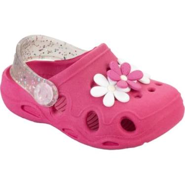 Imagem de Babuche Infantil Bebê Confortável com Decoração de Personagens, Sandália Leve Antiderrapante para Menino e Menina (Flor Pink, BR, Criança de 1 a 3 anos, Numérico, 22)