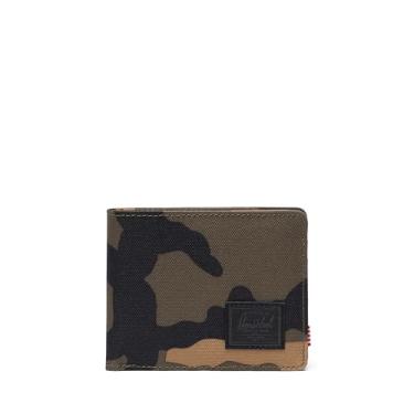 Imagem de Herschel Supply Co. Roy Wallet, Woodland Camo/Etiqueta preta, Camuflagem florestal/etiqueta preta, One Size