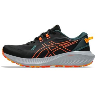 Imagem de ASICS Tênis masculino Gel-Excite Trail 2, Preto/Laranja Nova, 44