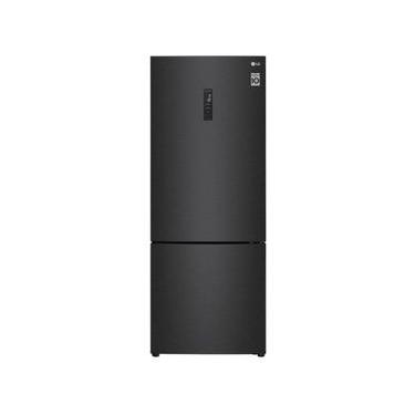 Imagem de Geladeira LG Inverter Bottom Freezer 451L Black GC-B569NQL