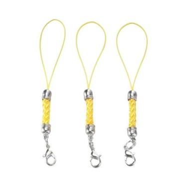 Imagem de Corda Para Chaveiro DIY Com Fecho Lagosta, Argolas De Ligação, Cordão 