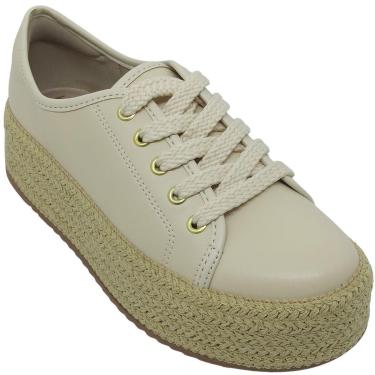 Imagem de Tênis Beira Rio Feminino com Sola Trançada 5cm-Feminino