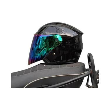 Imagem de Capacete De Motocicleta Unissex Com Lente Dupla Semi-Coberta JIEKAI-51