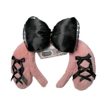 Imagem de Tiara De Renda Hello Kitty Kuromi Sanrio, Acessórios De Cabelo Com Laç
