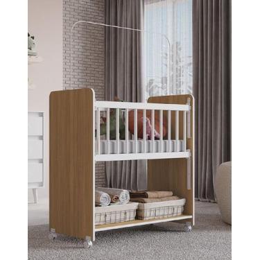 Imagem de Mini Berço Outside Móvel com Colchão - Nature Móblis