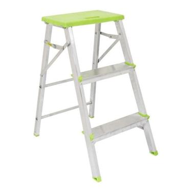 Imagem de Banqueta-Escada - 3 Degraus - 120Kg - Standers - Aluminio
