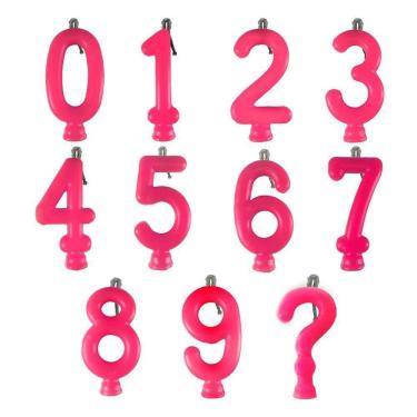 Imagem de Vela De Aniversário Neon Pink Modelo ?