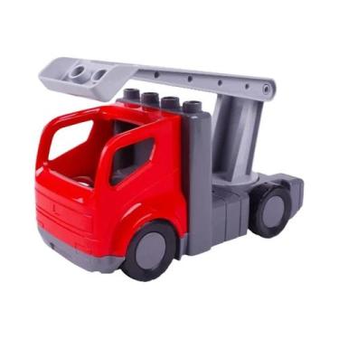 Imagem de Blocos De Montar Grandes Carro Esportivo Ônibus Jipe Caminhão Compatív