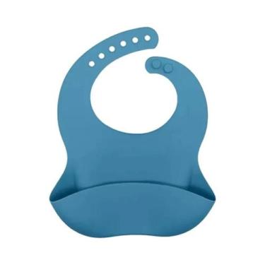 Imagem de Babador Ajustável 3D Impermeável Com Estampa De Animais Em Silicone Ma