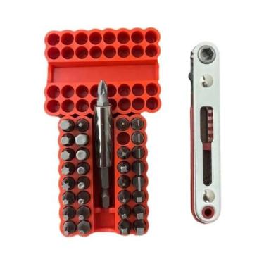 Imagem de Conjunto De Chaves De Fenda Catraca Bidirecional Compacto 1/4 Pol. Mul